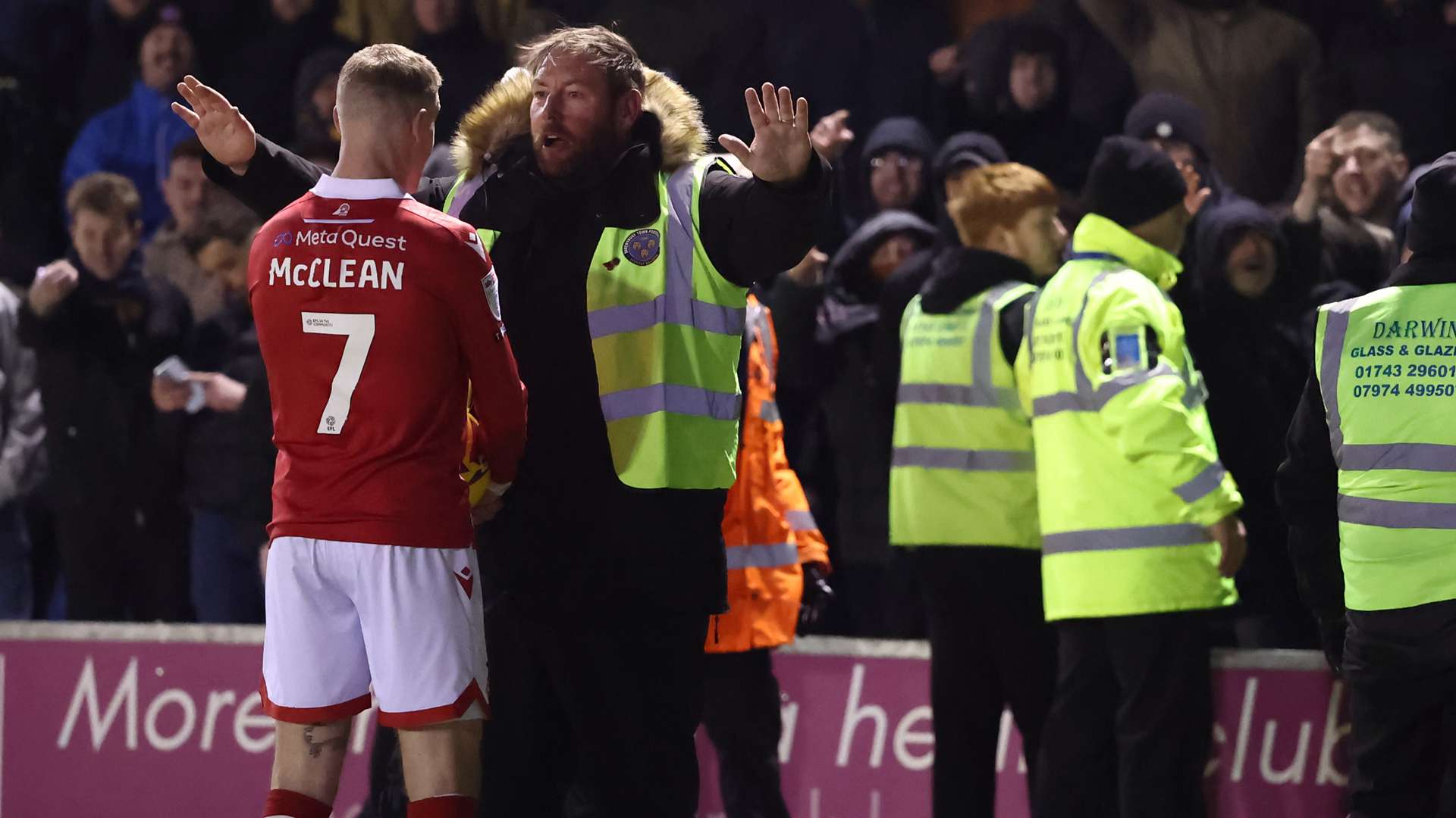 Parkinson speaks out after McClean pelted with projectiles  