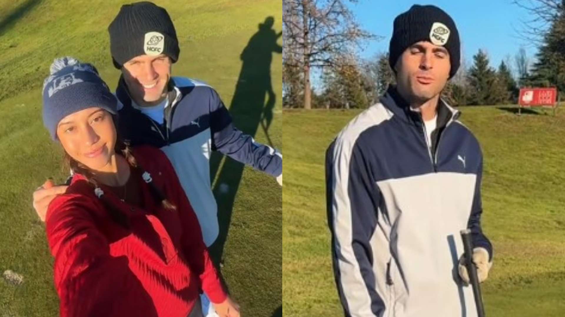 📽️ | Pulisic blows kiss at Melton during 'chill' golf round  