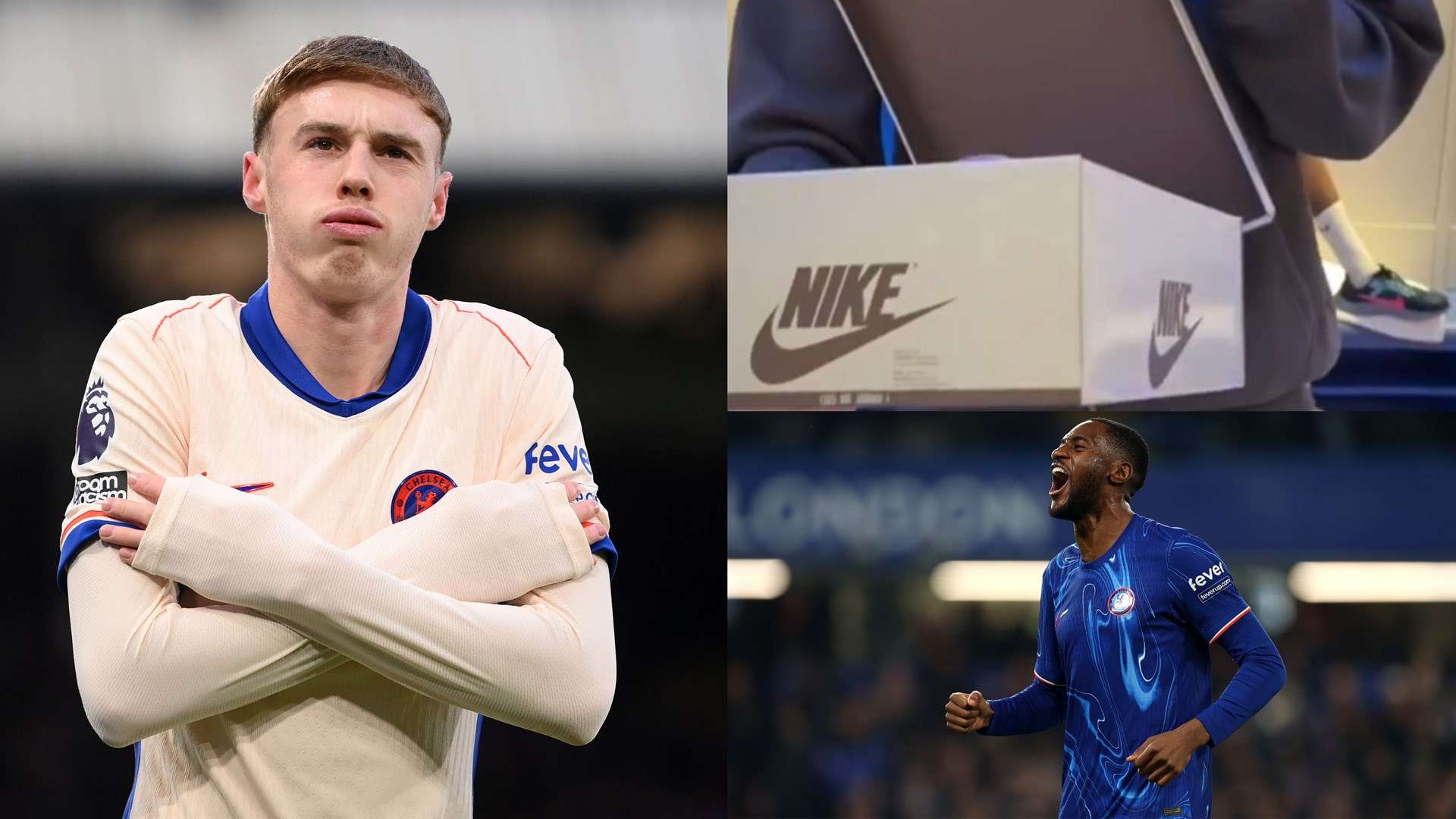 Palmer gifts £400 Nike Travis Scott Jordan trainers to Adarabioyo  