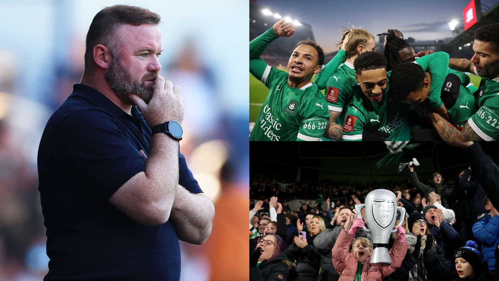 'Rooney factor' - Fans rip legend as Plymouth pull off FA Cup shock  