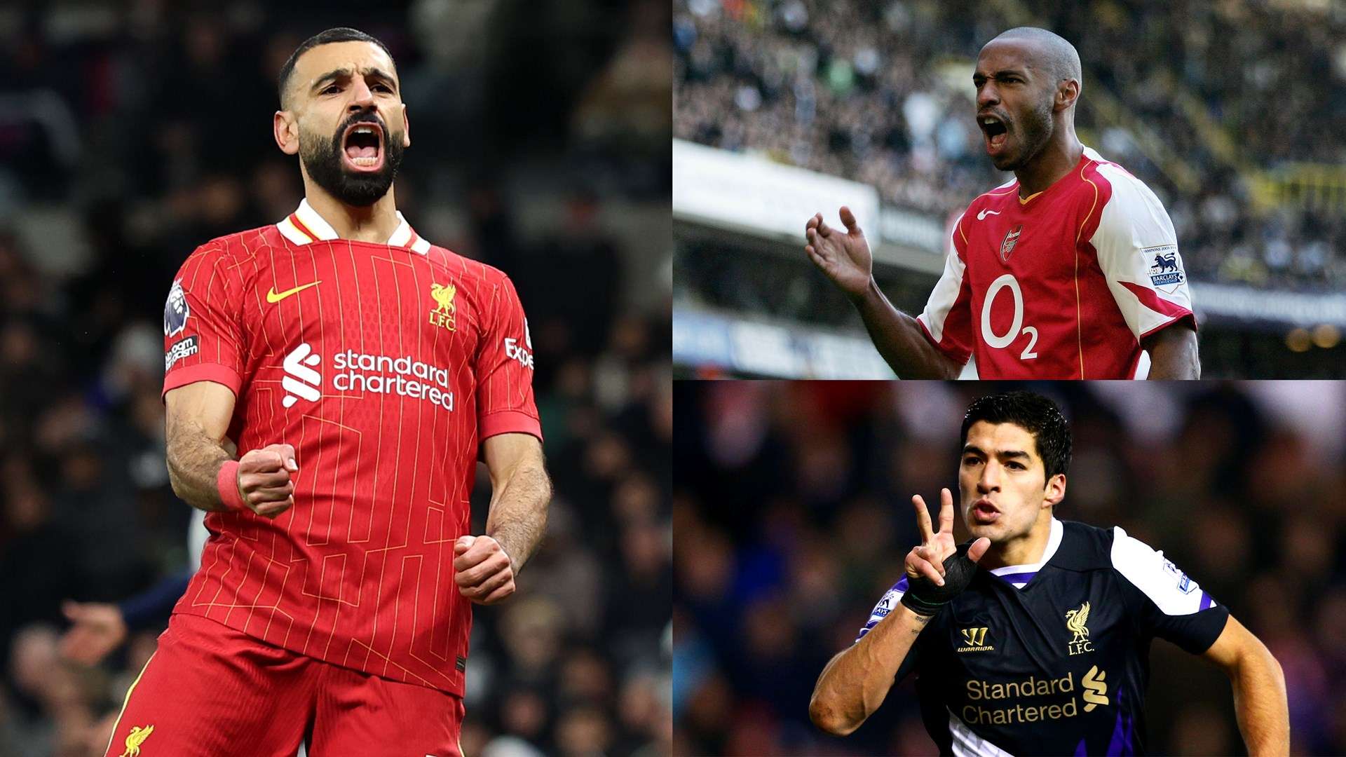 Salah draws level with Henry in PL history books & beats Suarez record  