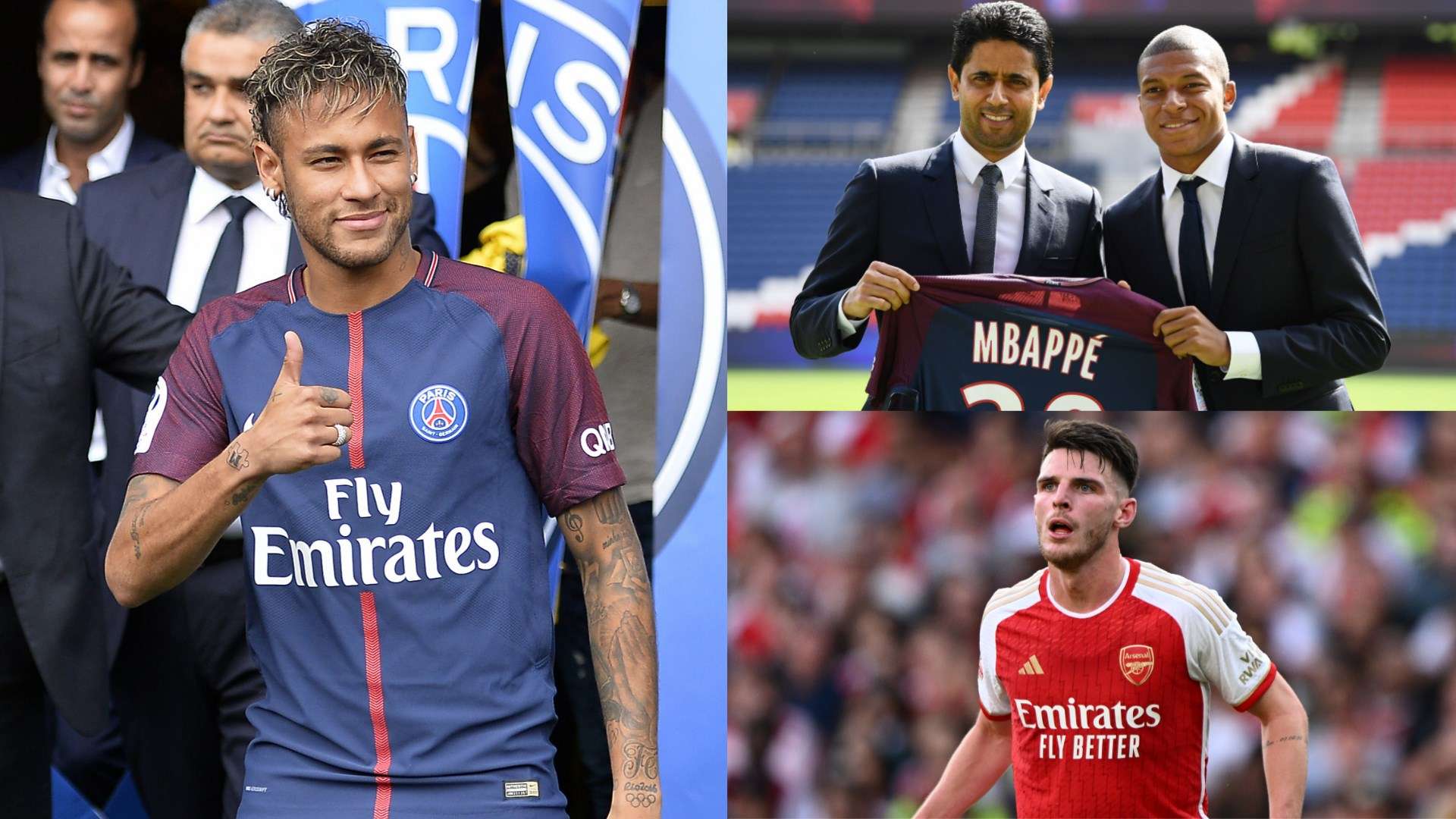 The 100 most expensive transfers of all time  