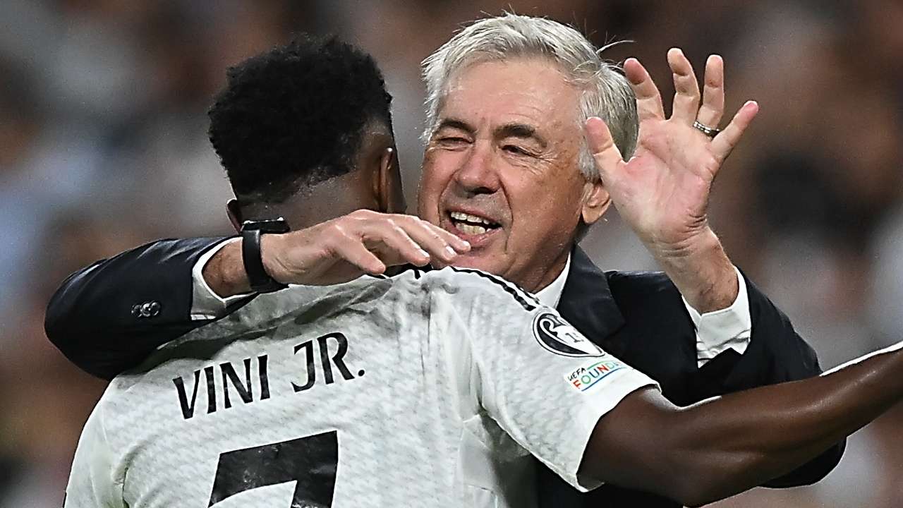 'It can't be easy' - Ancelotti sides with Vini Jr over red card  