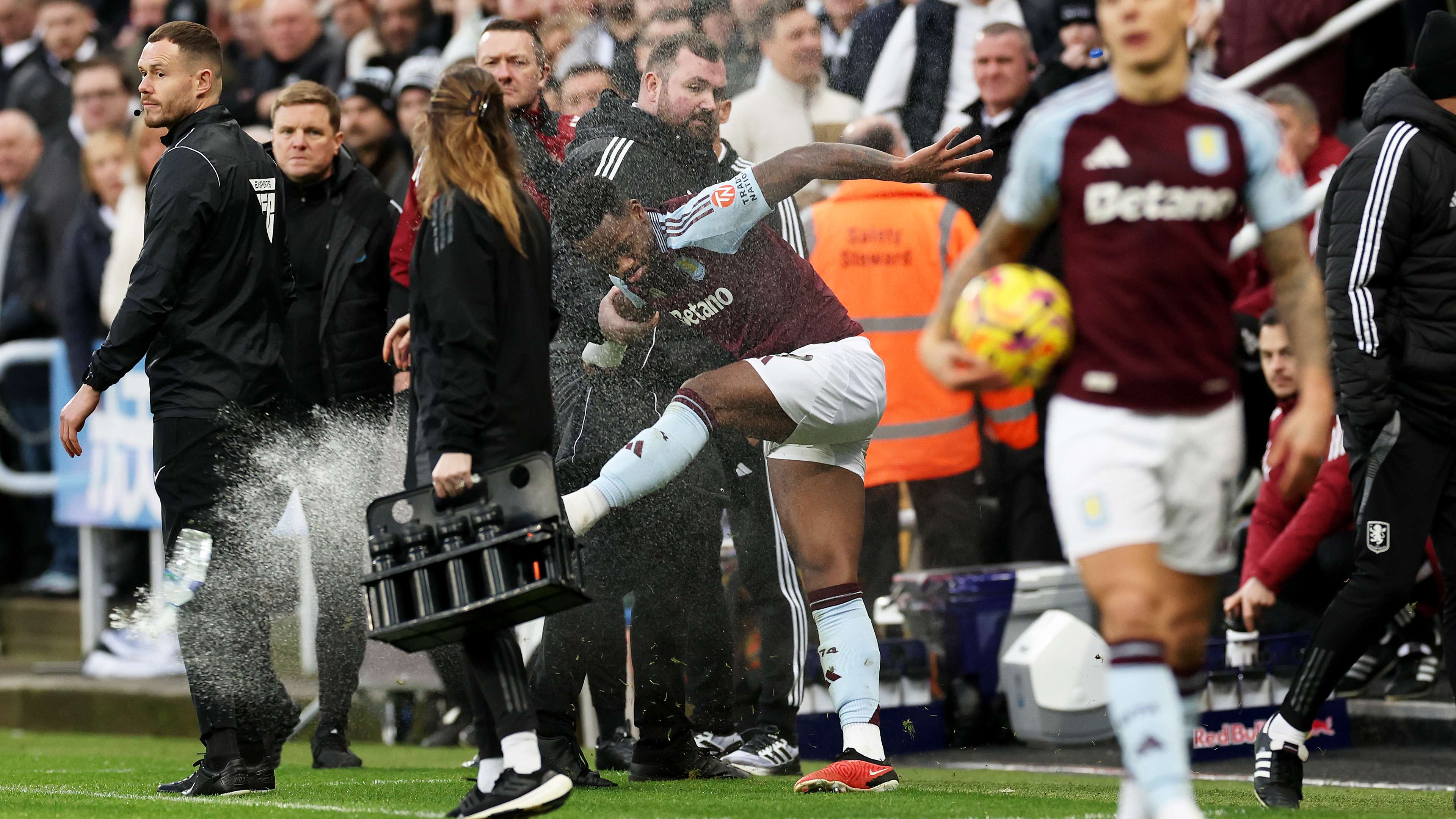 Duran charged by the FA after furious reaction to red card in Newcastle loss  