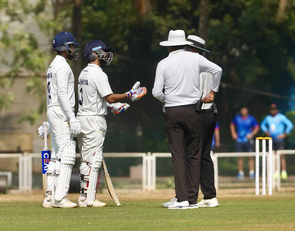Confusion reigns as Rahane is recalled from the pavilion  
