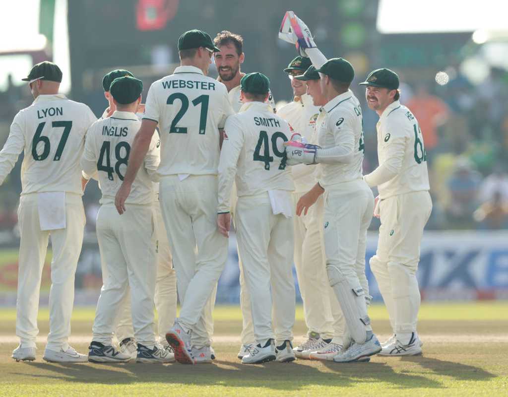 Australia strike early after finishing with 654/6  