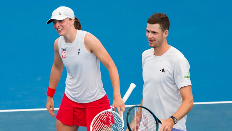 Djokovic's double fault alongside Kyrgios ignites late Brisbane rally for Mektic/Venus  