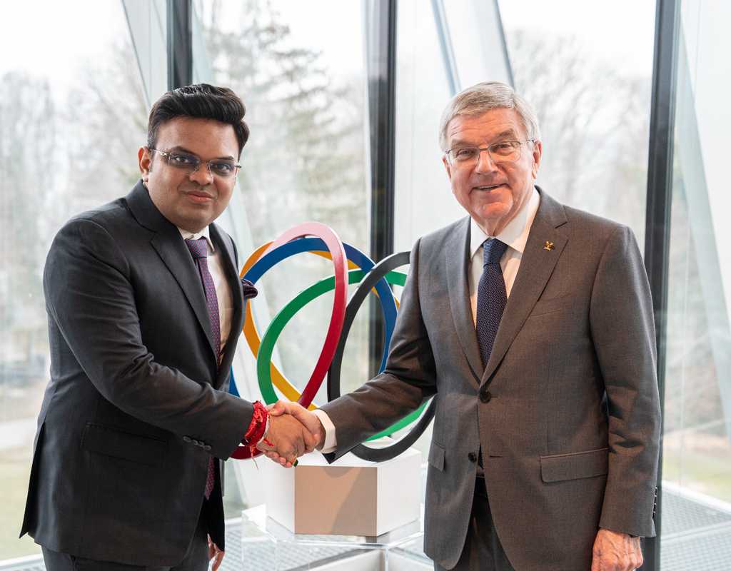 Jay Shah meets Bach to discuss key LA 2028 initiatives for cricket  