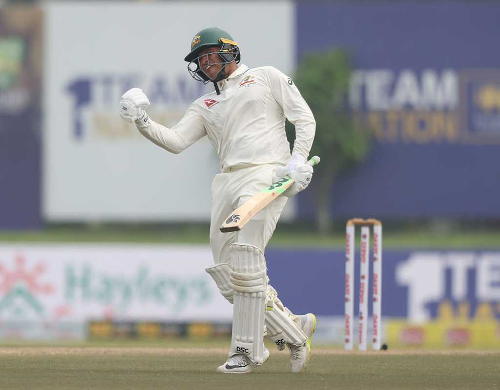 Khawaja slams ton as Sri Lanka continue to toil  