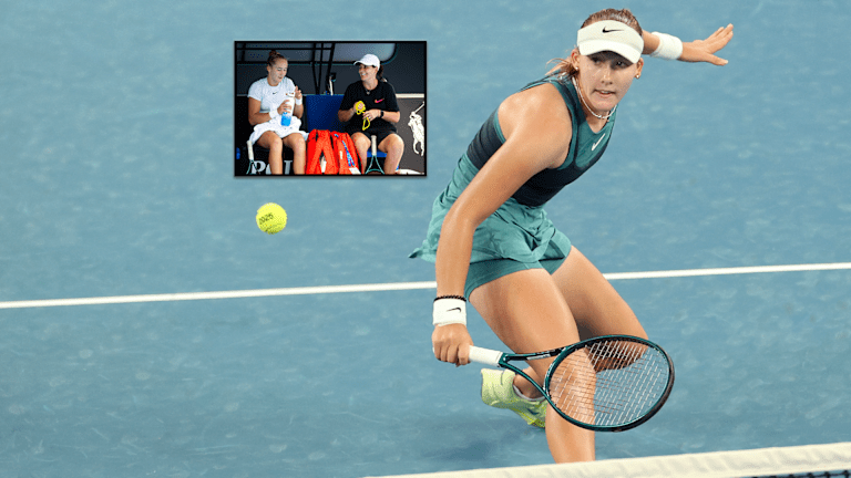 Inspired by Billie Jean King, Zheng Qinwen puts calm face on tough Australian Open first round  