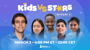 Naroditsky Takes On 4 Young Prodigies Simultaneously In Kids vs. Stars Episode 4  