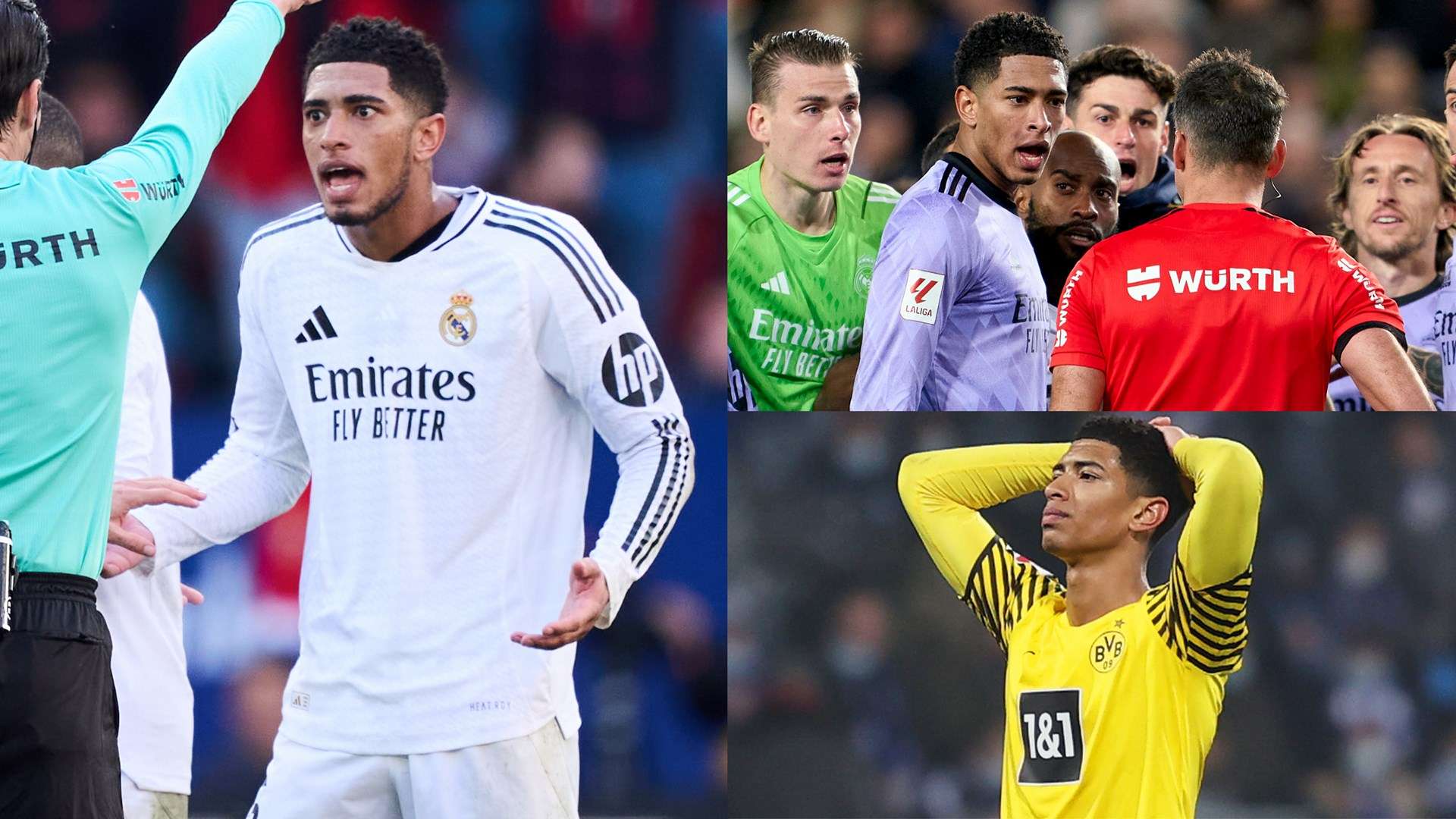 Ref rows, red cards & Bellingham's controversial moments  