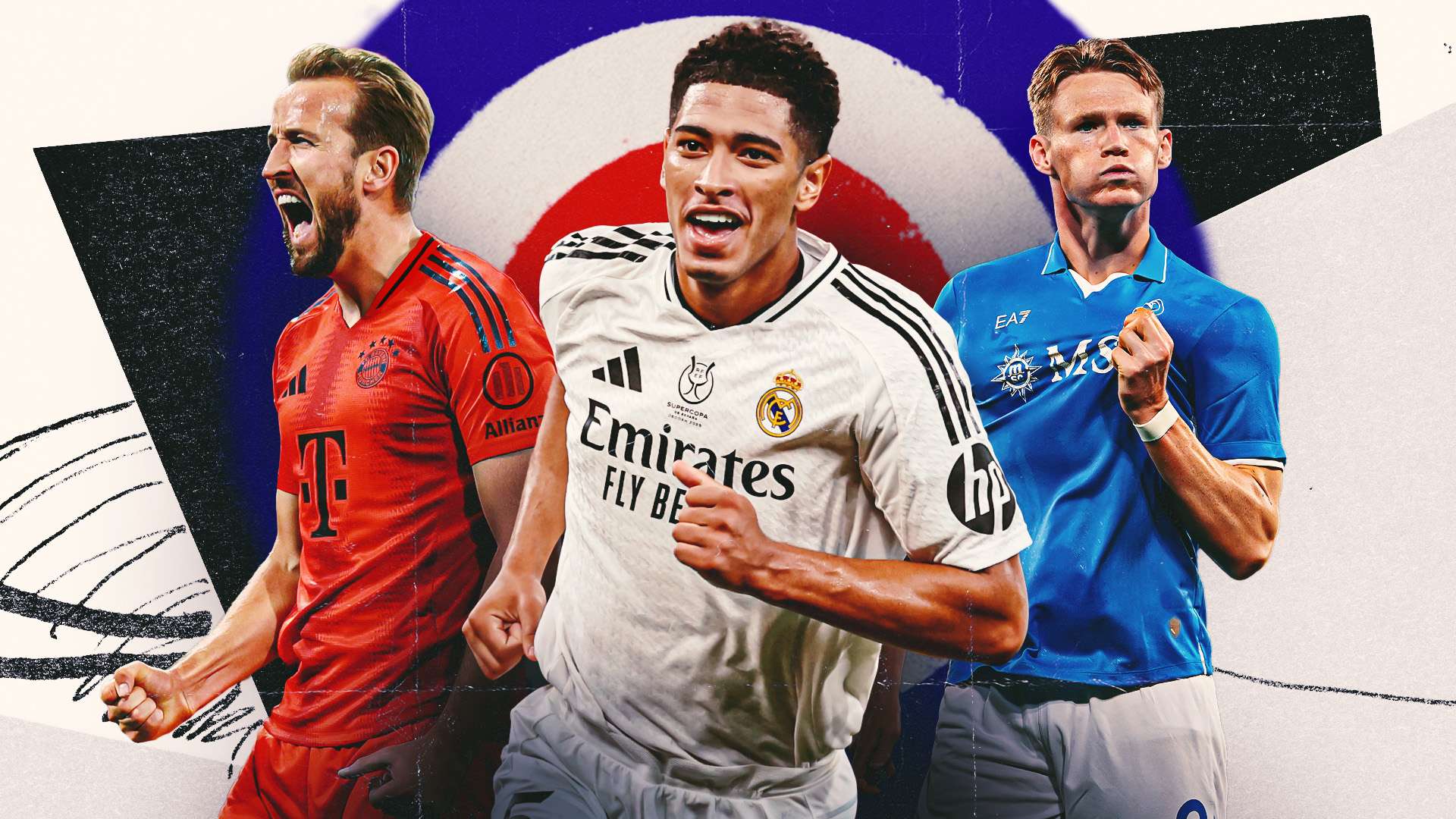 Bellingham, Kane & the top 20 Brits abroad - ranked  