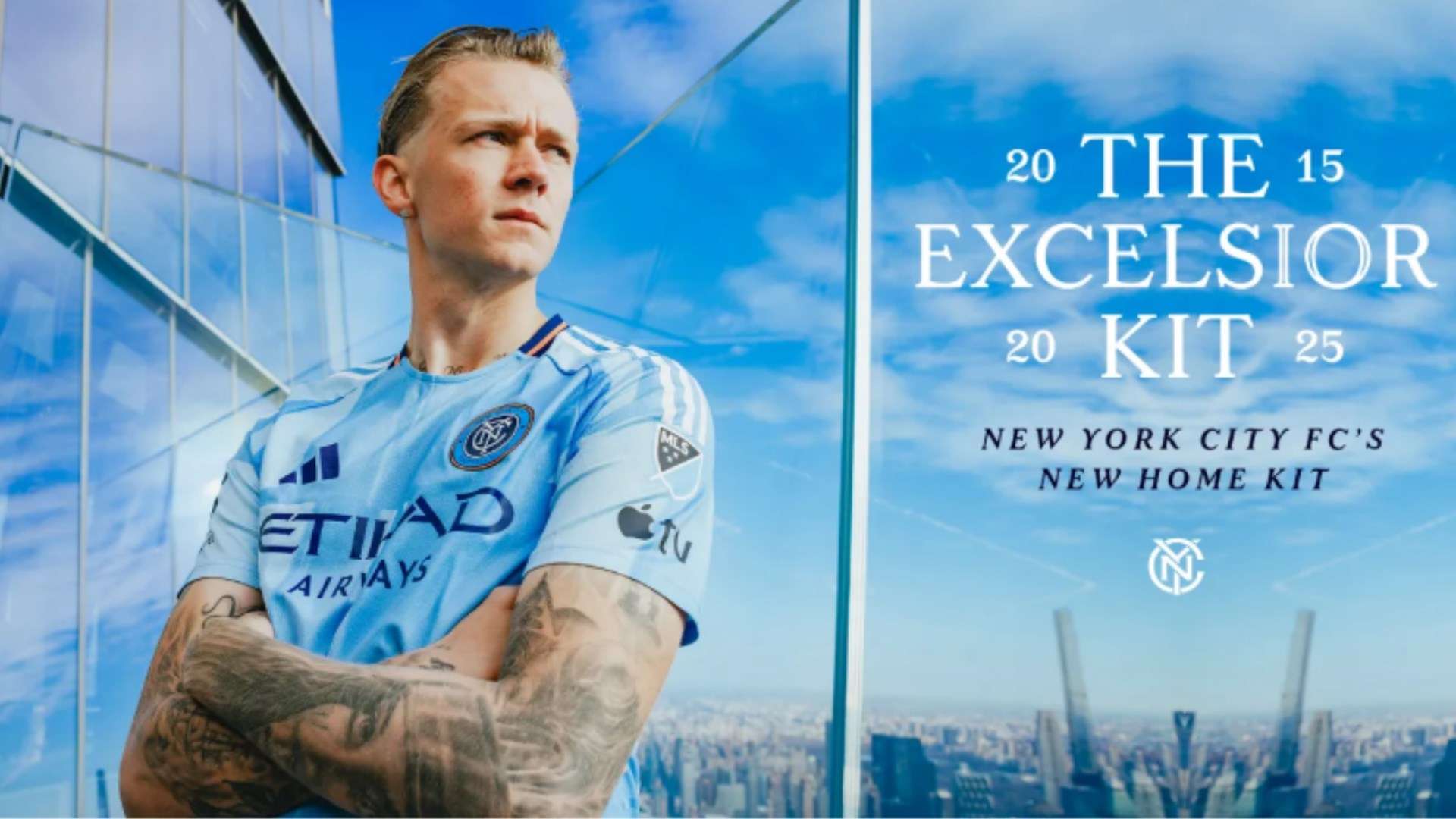 NYCFC unveil skyline-inspired ‘Excelsior Kit’ for 2025 Season  