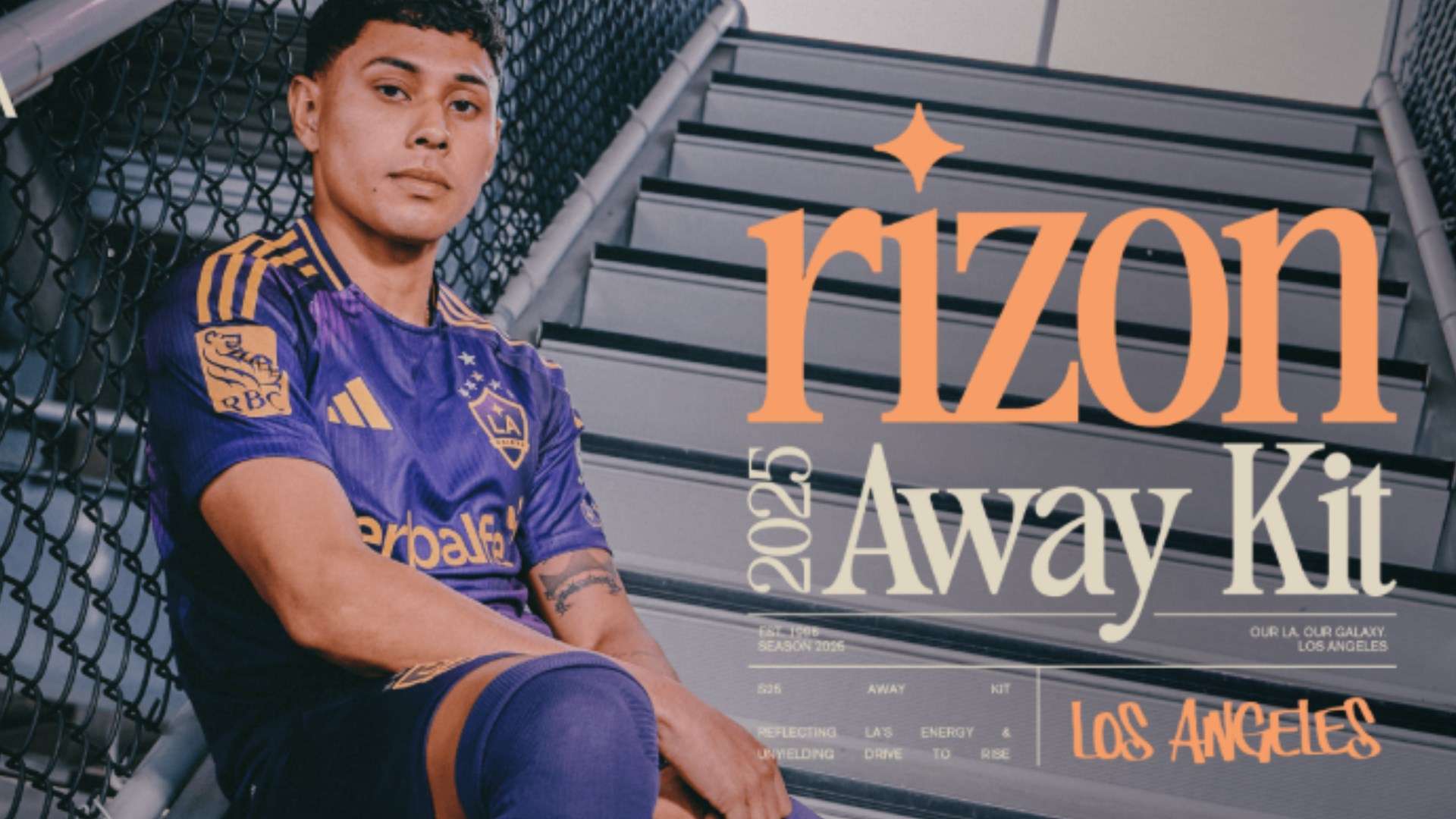 Galaxy launch stunning sunset ‘RIZON’ kit for 2025 MLS Season  