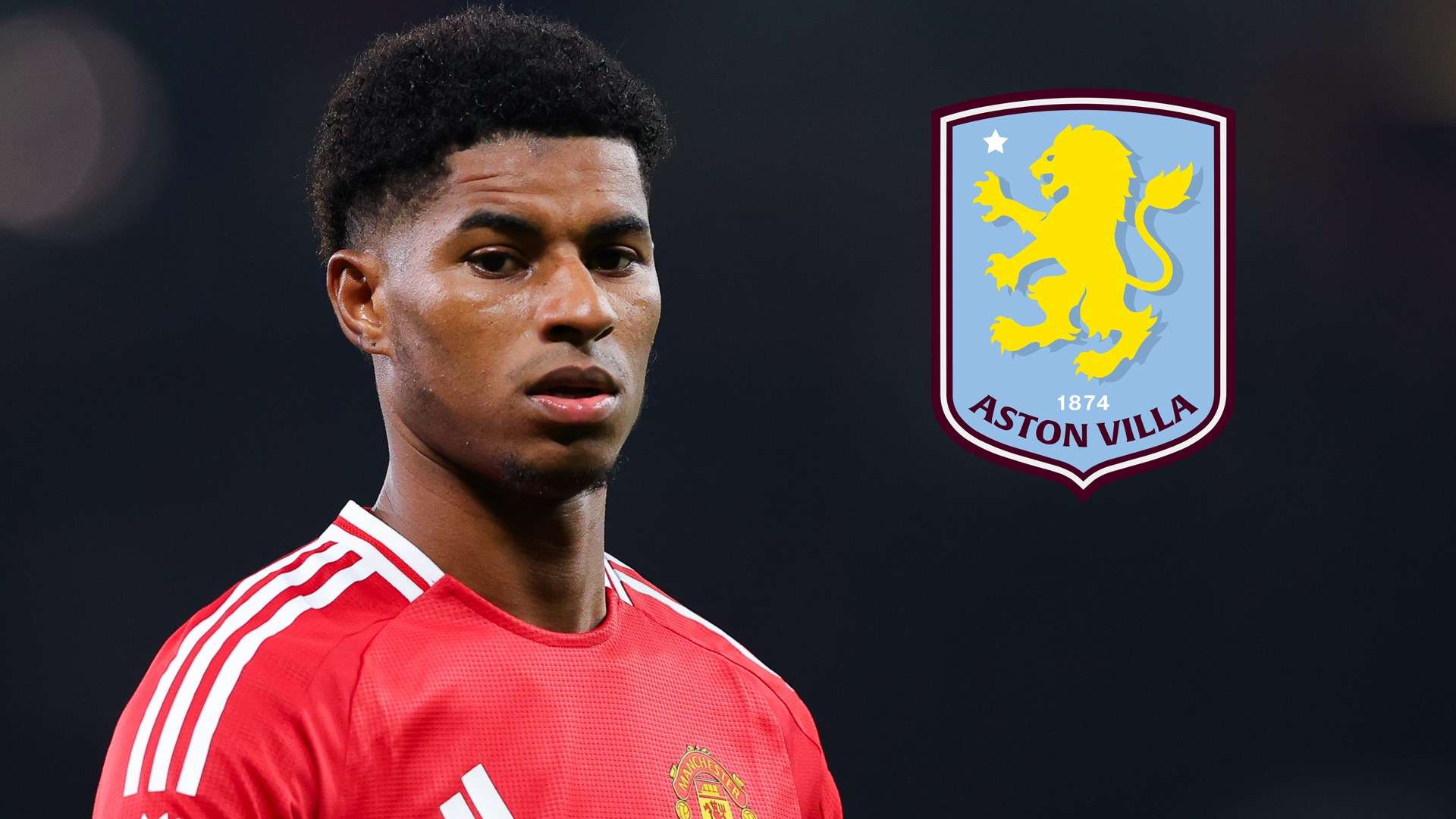 Rashford set for Aston Villa medical with £40m option to buy  