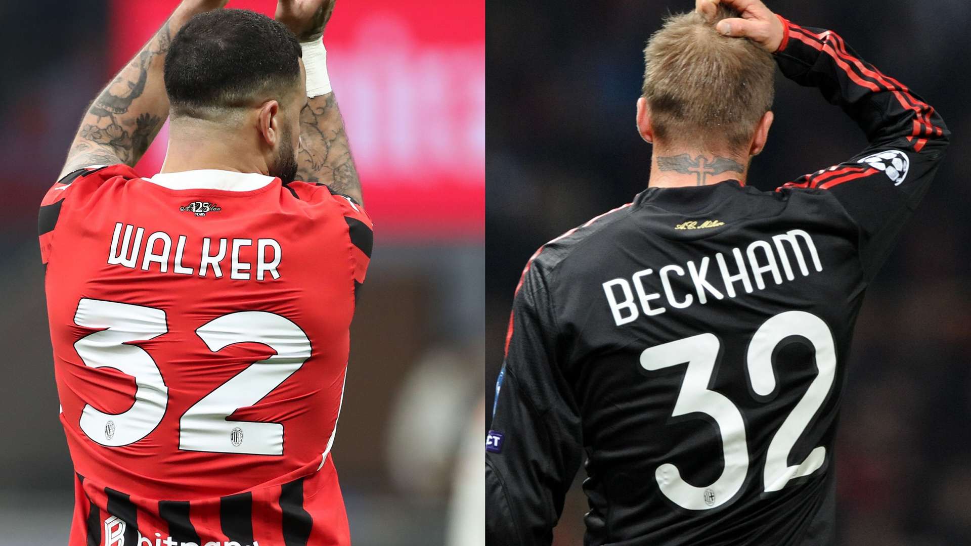 Blessing from Becks! Walker sought AC Milan shirt 'permission'  