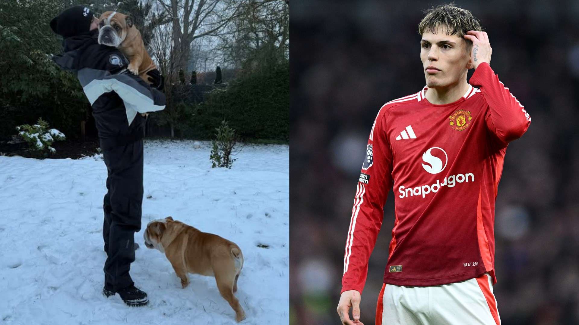 Garnacho sees missing dogs returned as Man Utd star rewards lucky mum  