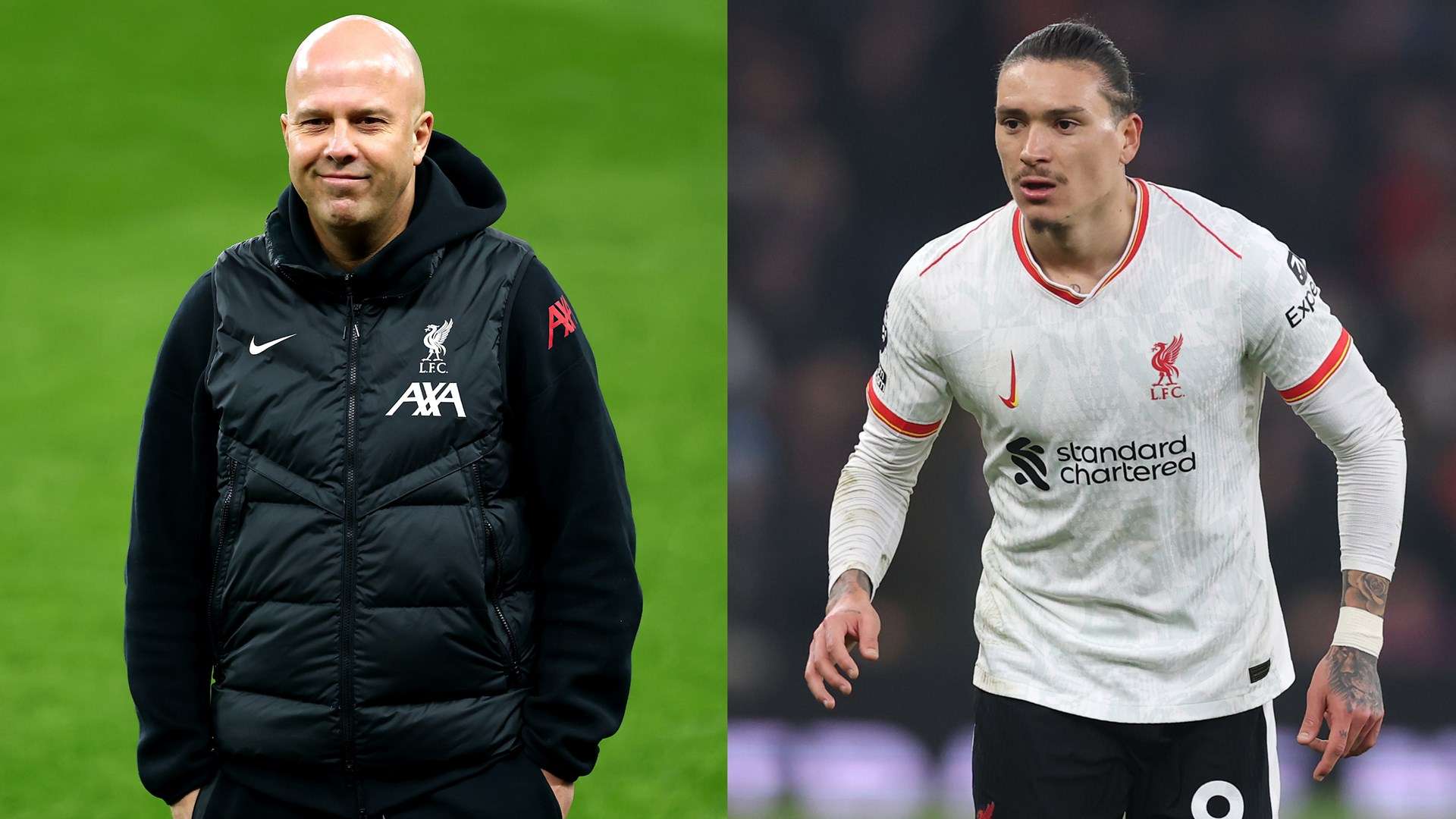 Suarez sends supportive message to misfiring Nunez after Slot criticism  