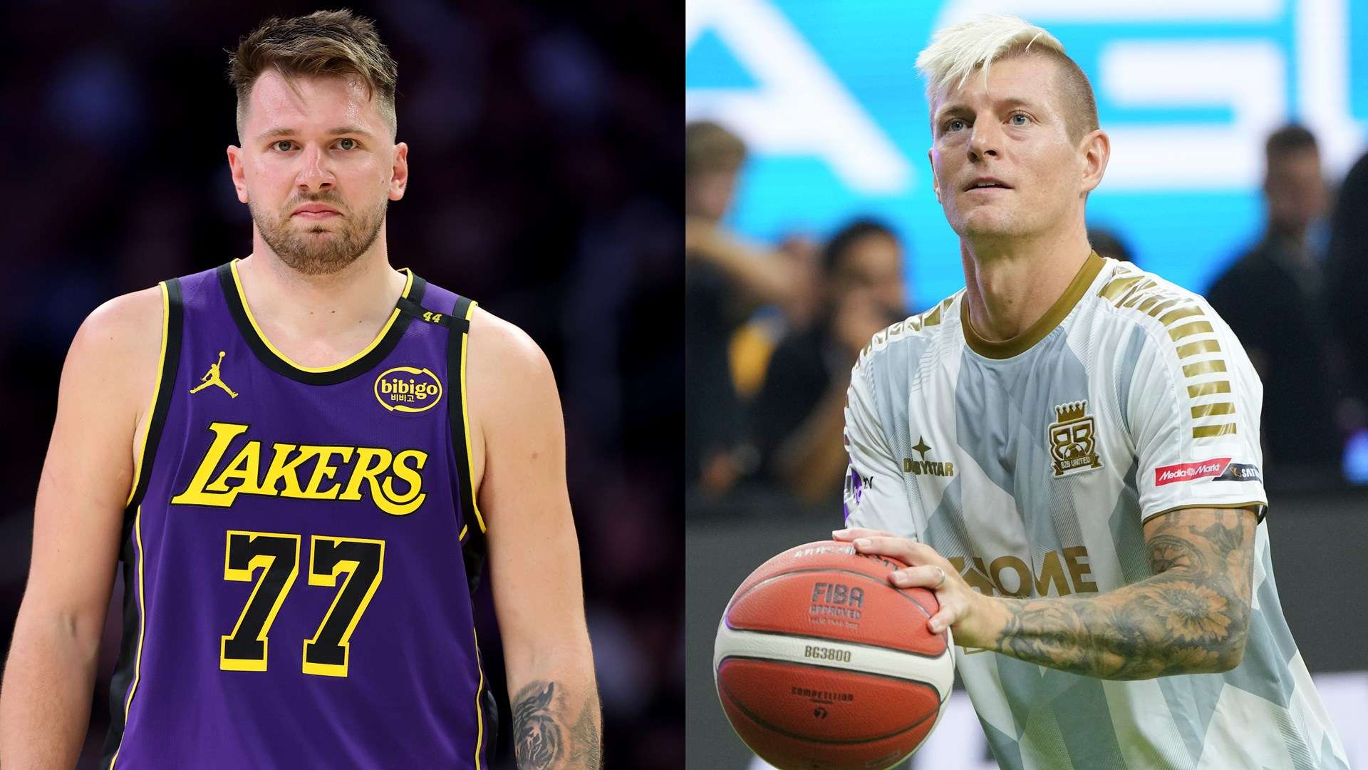 Toni Kroos, NBA's Luka Doncic link-up after LA Lakers game  