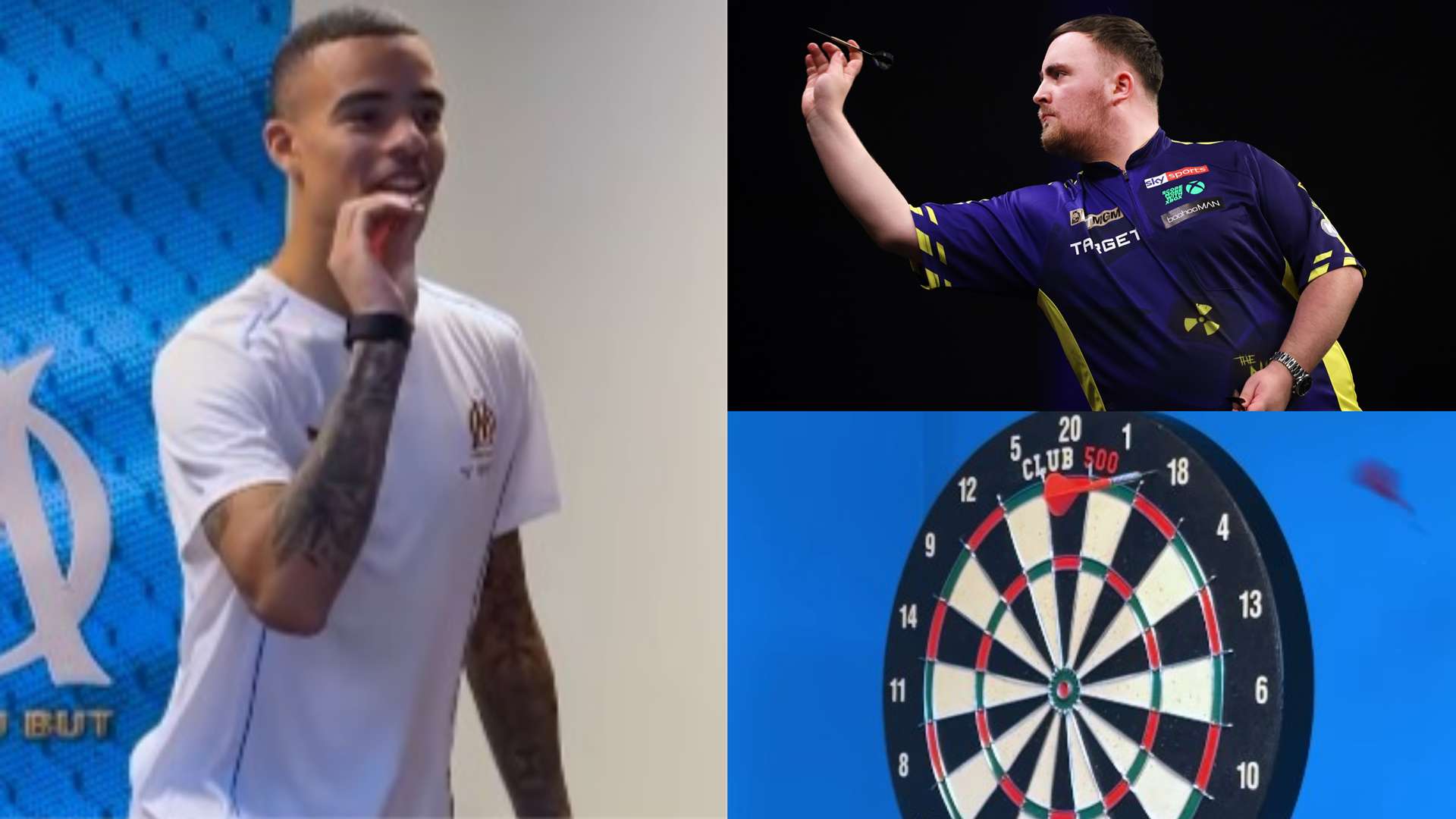 📽️ | He's no Littler! Greenwood's hopeless attempt at darts  