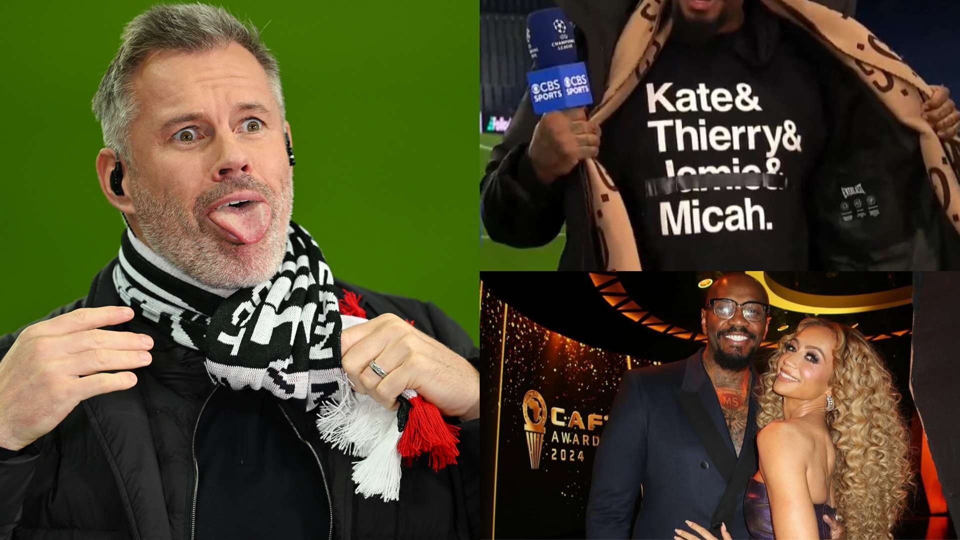 Kate Scott's husband Malik mocks Carragher for 'loyal' dig  