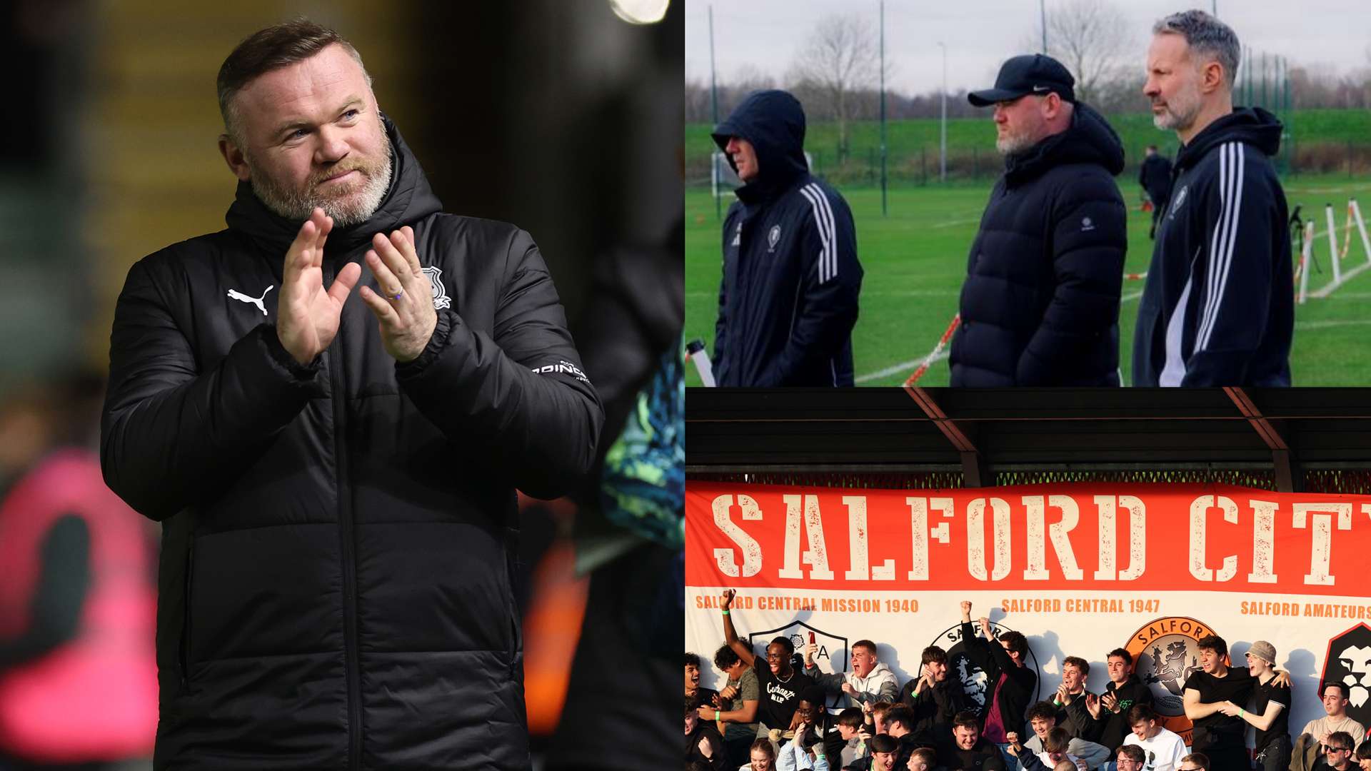 'Stay away' - Shock Rooney appearance at Salford sparks fan fury  