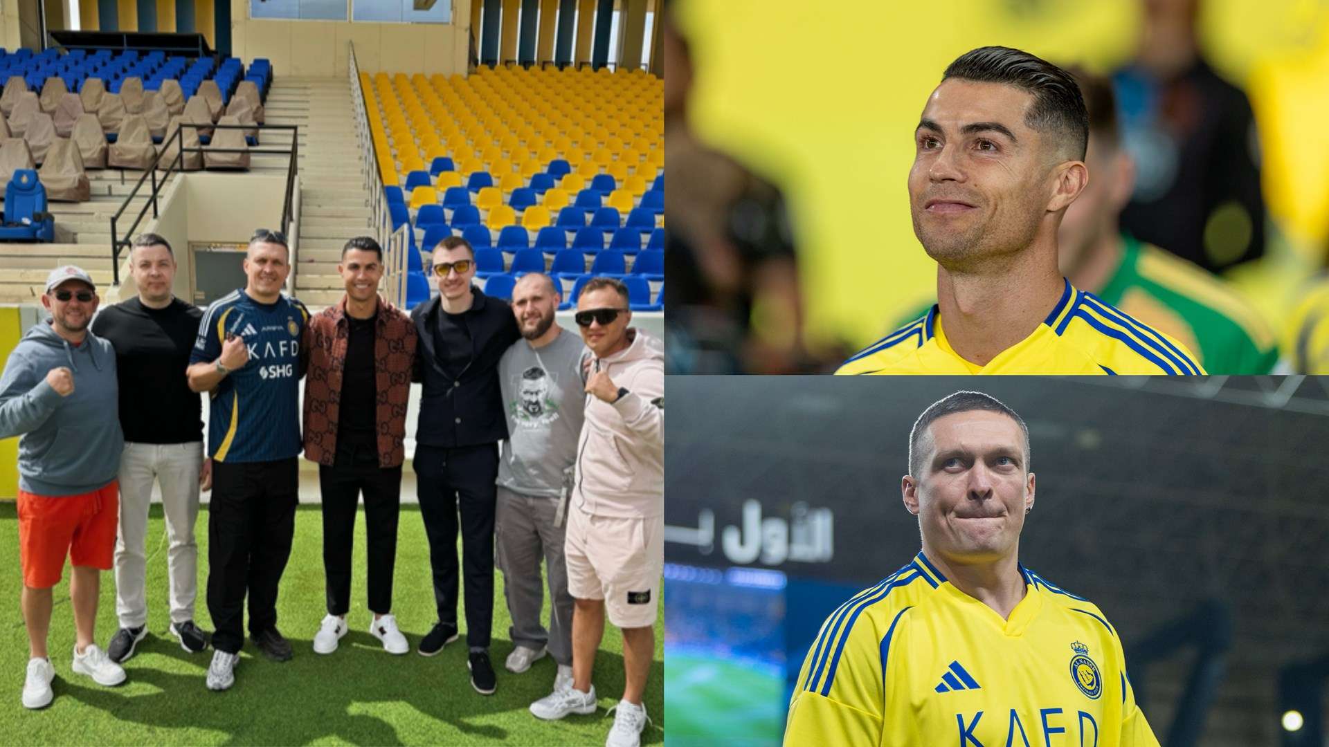 Ronaldo catches up with Usyk - reveals 'respect' for Al-Nassr star  