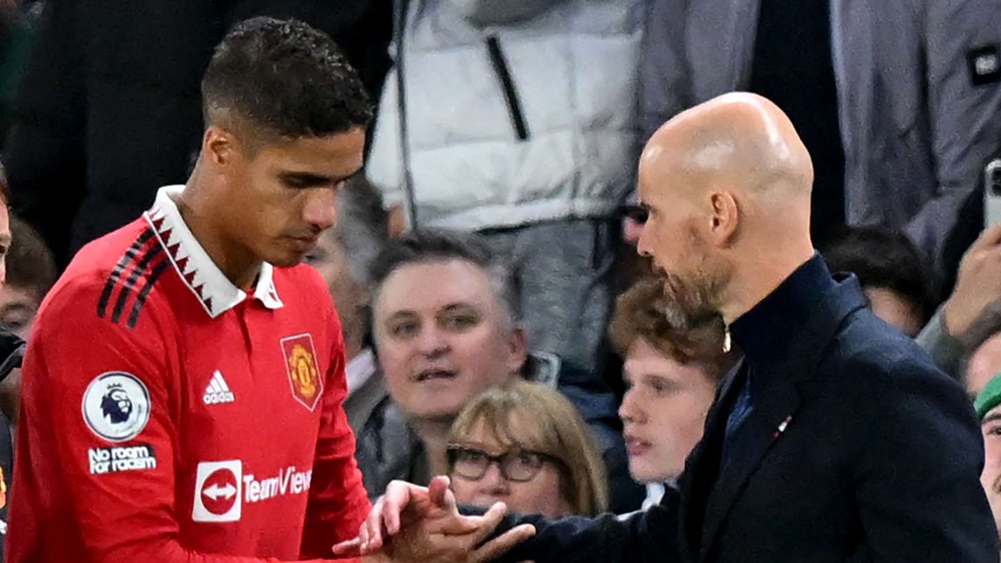 Varane lifts lid on 'very tense' relationship with Ten Hag at Man Utd  