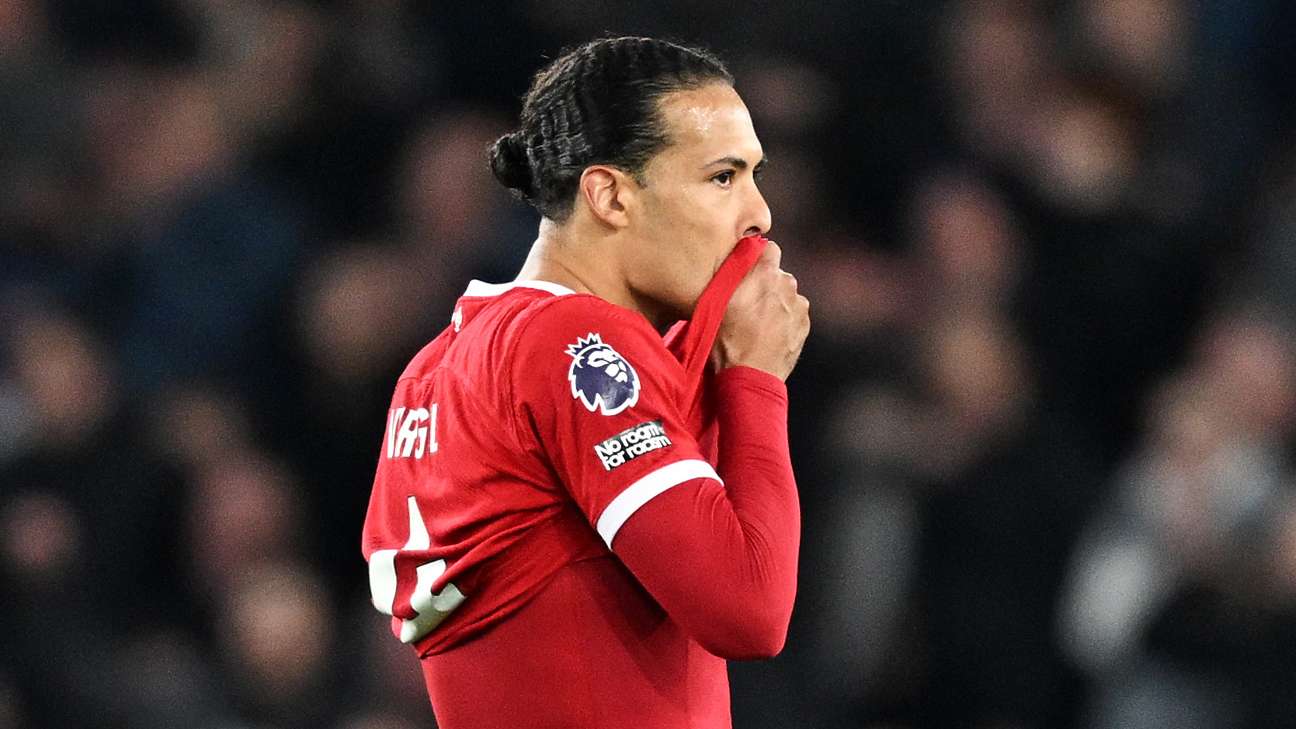 Van Dijk blasts referee for losing control of Merseyside derby  