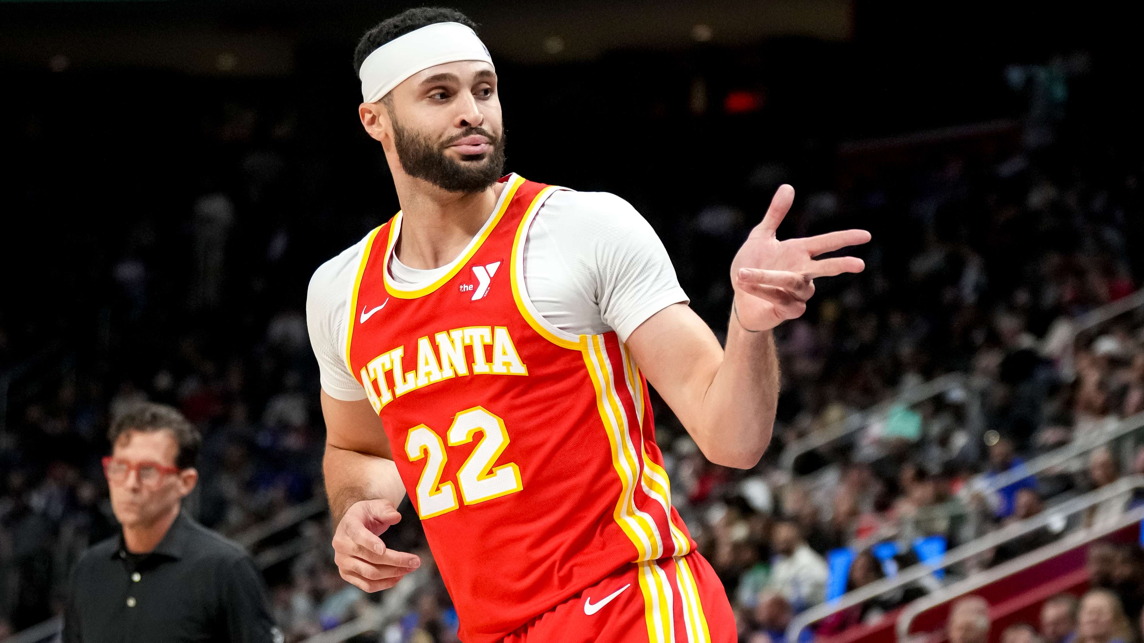 Larry Nance Jr., Will Ferrell celebrate Leeds United's victory  