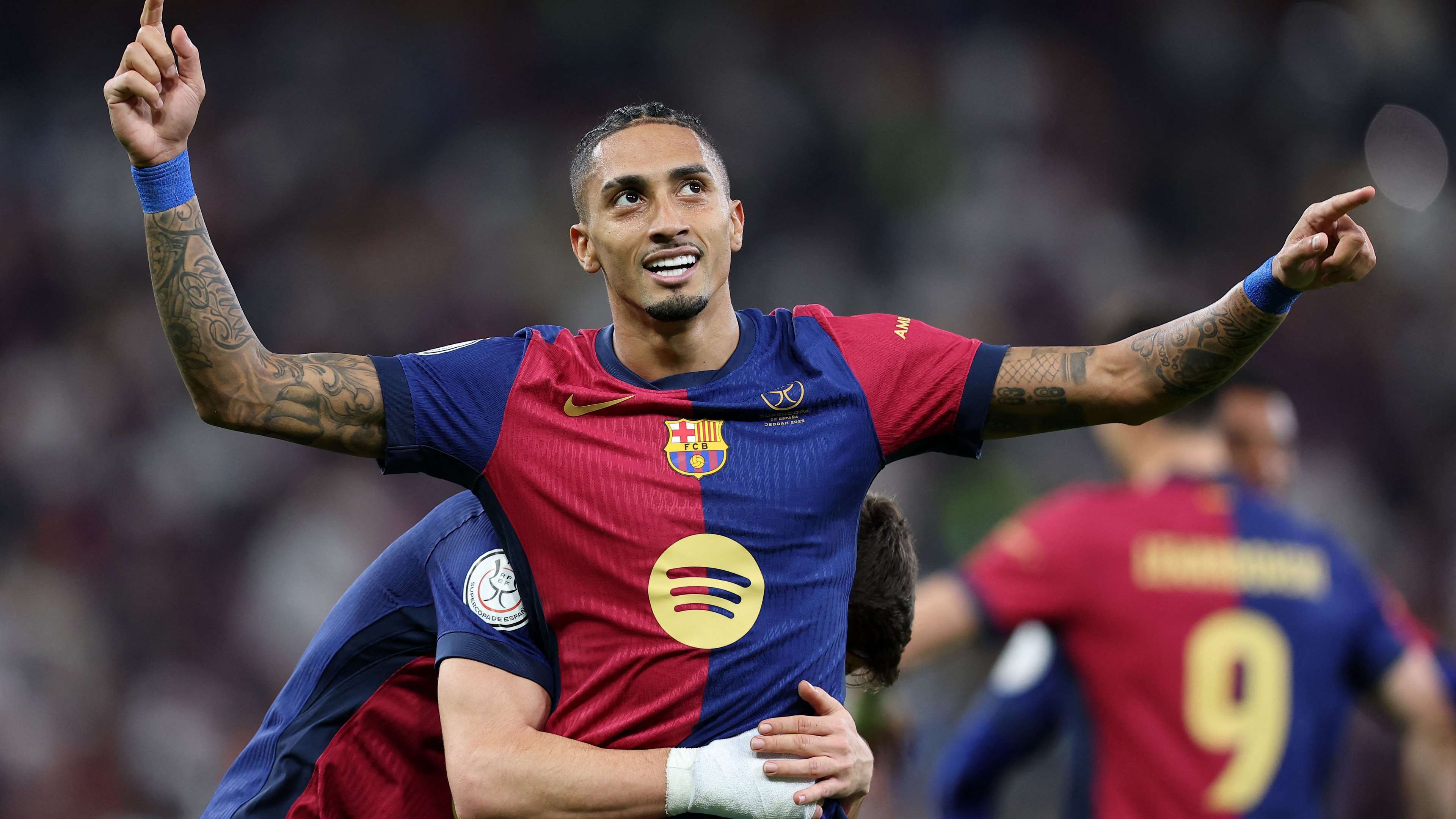 Raphinha reveals Xavi convinced him to stay at Barcelona  