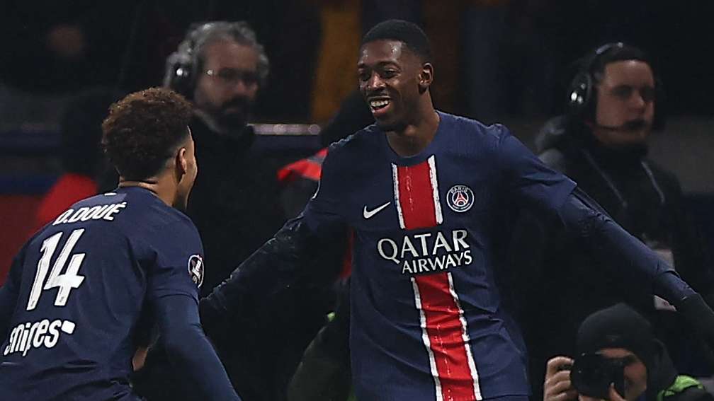 PSG branded 'best team in Europe' as Dembele scores again  