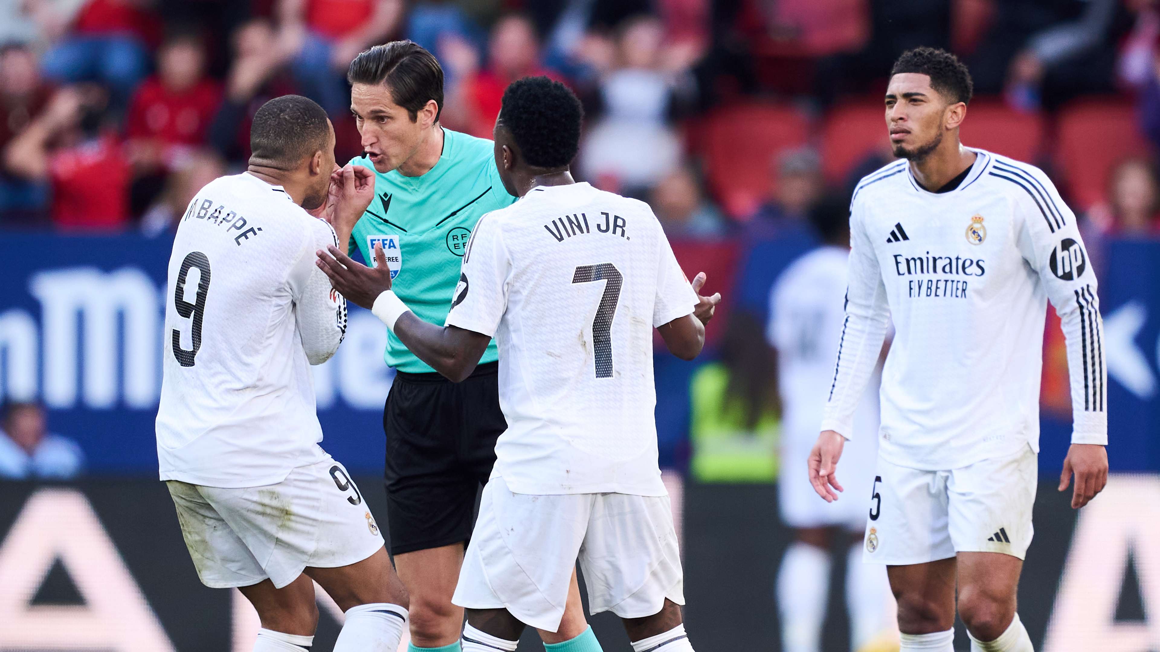 La Liga referee who sent off Bellingham left out of next matchday list  