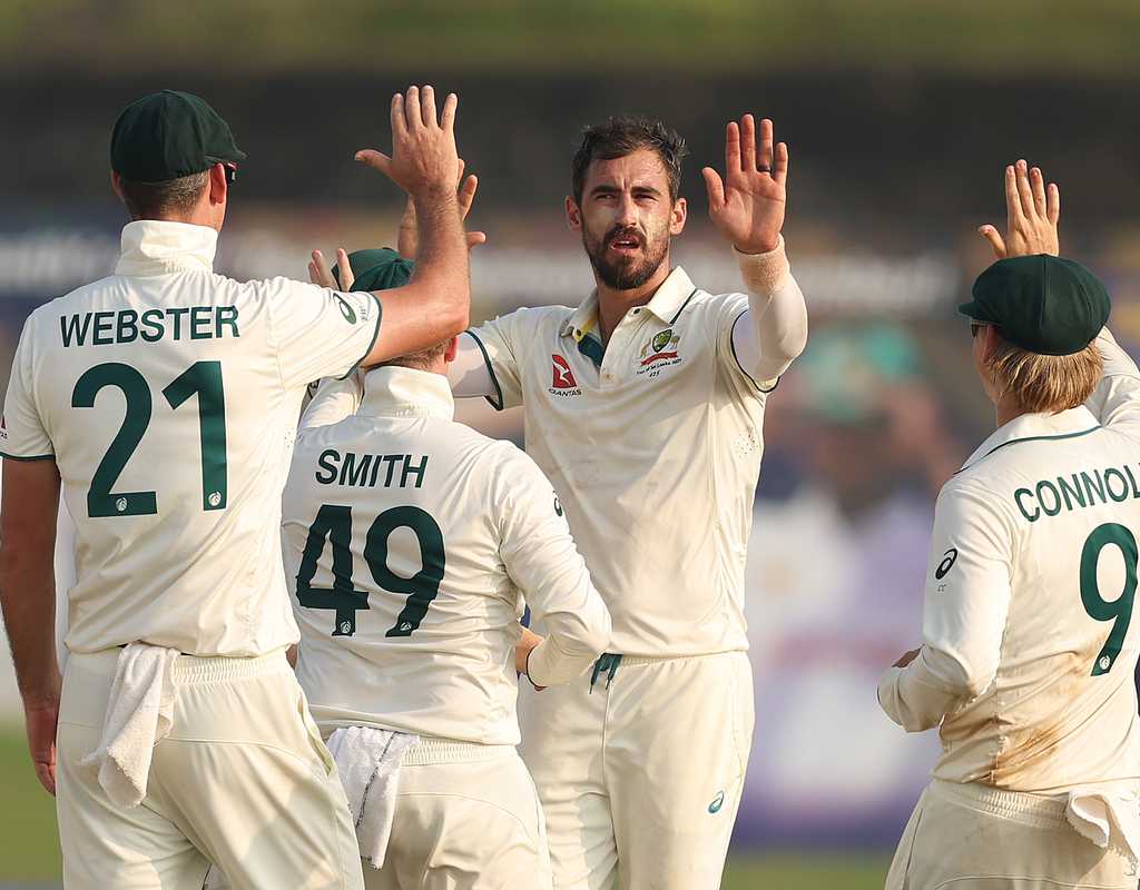 Starc, Lyon keep Sri Lanka on a tight leash  