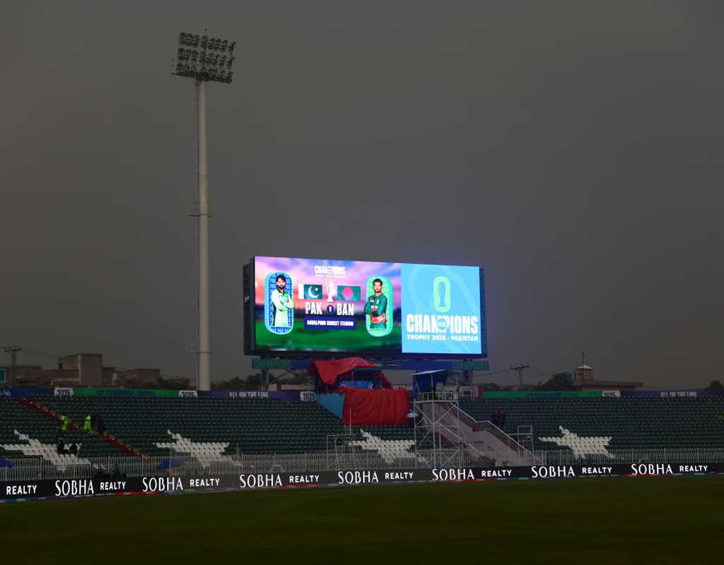 Pakistan's Champions Trophy homecoming ends in rain-soaked disappointment  