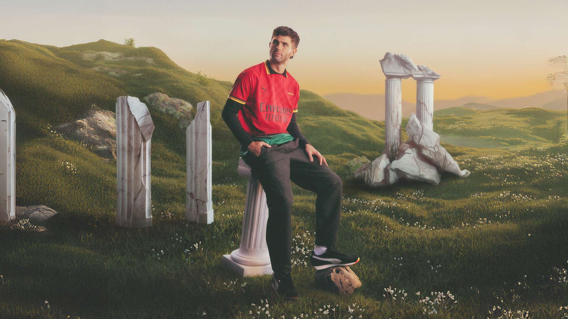 Pulisic shows off Milan kit collab with Off-White and PUMA  