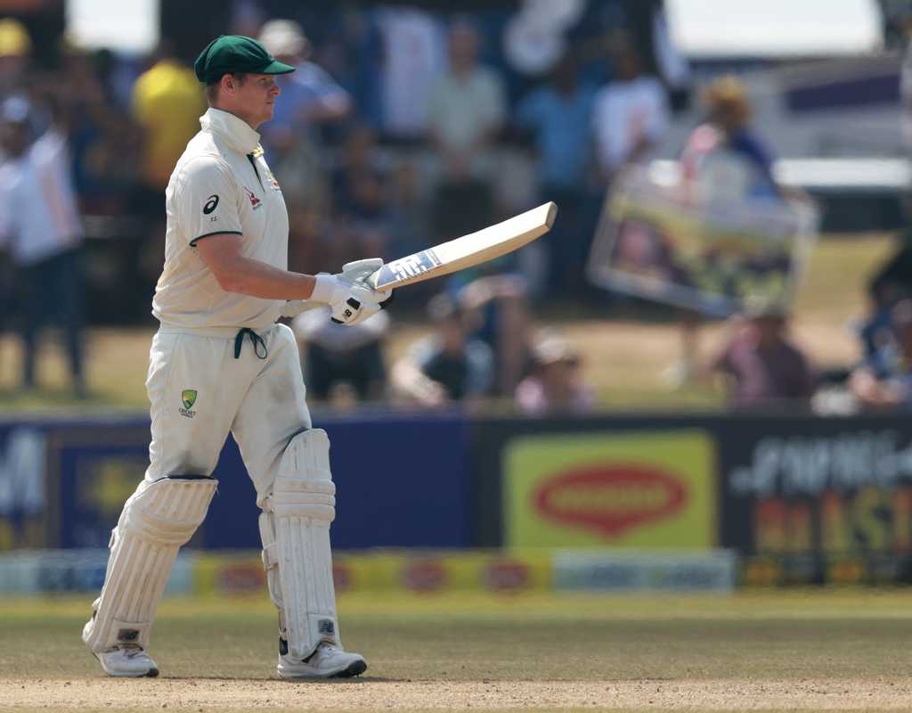 Smith-Carey century stand leads Australia's strong reply  