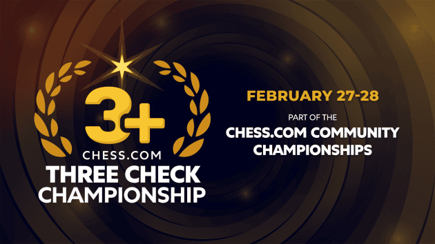 3-Check Community Championship Knockout Will Have No GMs  