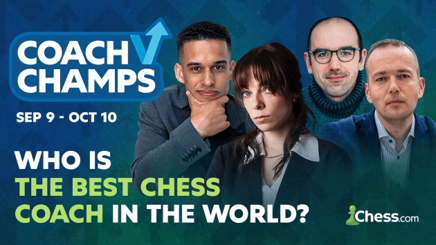 Announcing CoachChamps, Chess.com's First Tournament For Coaches And Chess Improvers  