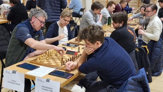 Carlsen Scores 3/3 In Norwegian Team Championship, Climbs To 2837  