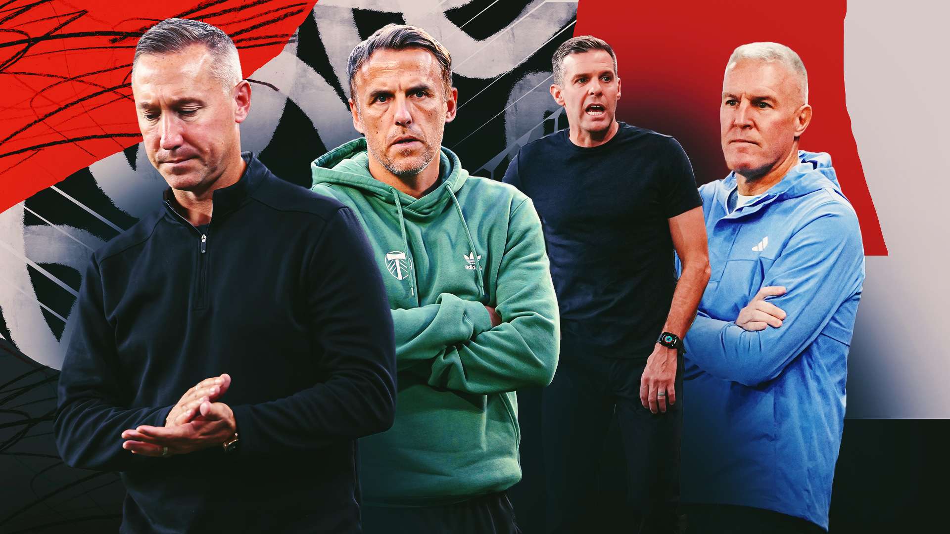 MLS coaches on the hot seat: Porter, Neville on short leashes  