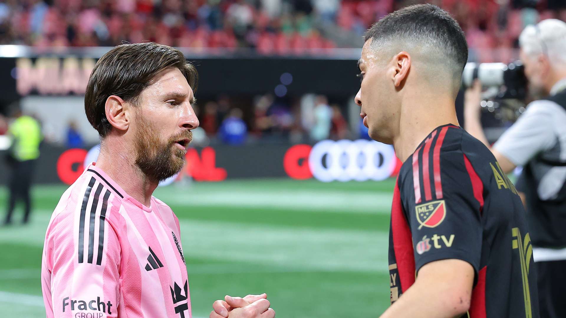 Almiron secures Messi's shirt & Carabao Cup winner's medal  