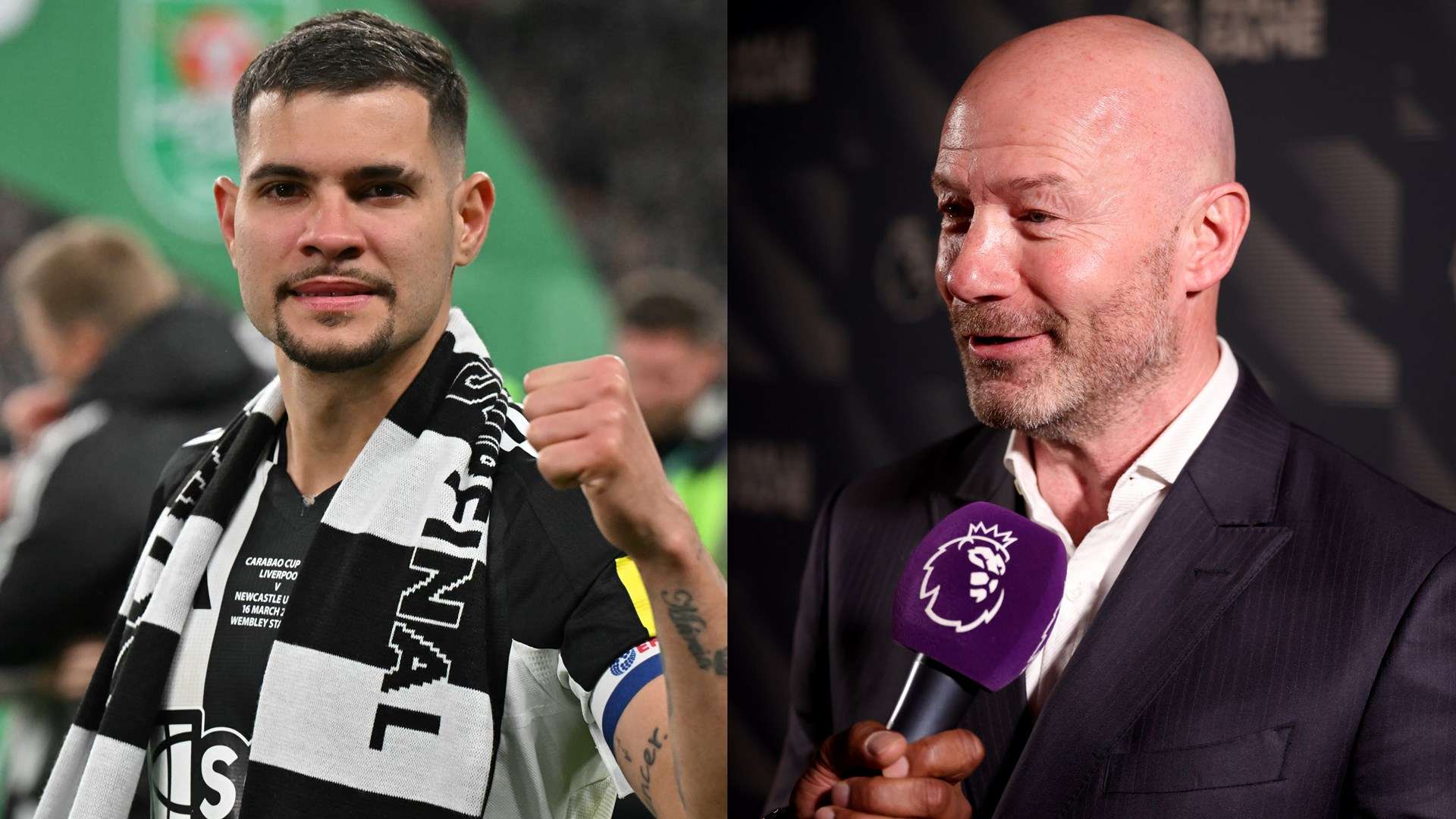 Guimaraes reveals Shearer's text after Carabao Cup final triumph  