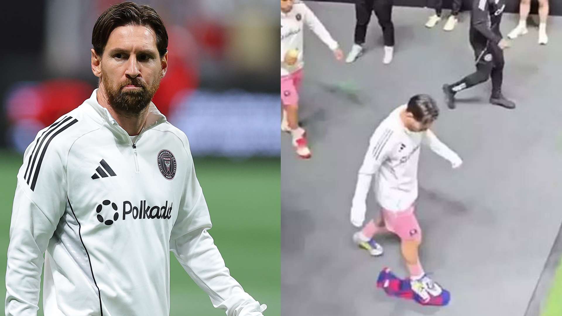 📽️ | Woops! Messi accidentally steps on Barca shirt  