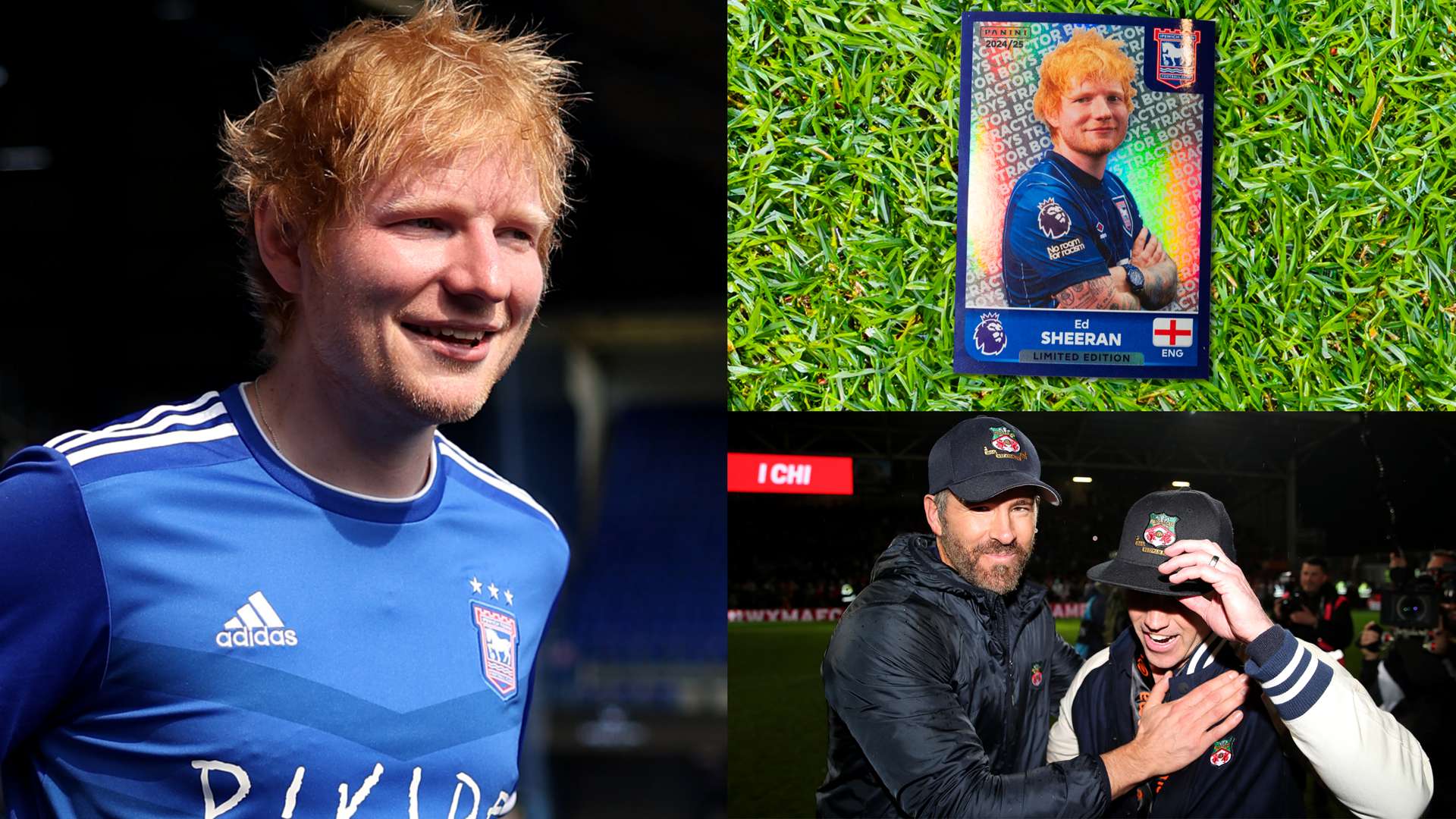 Sheeran lands limited edition Premier League Panini sticker  