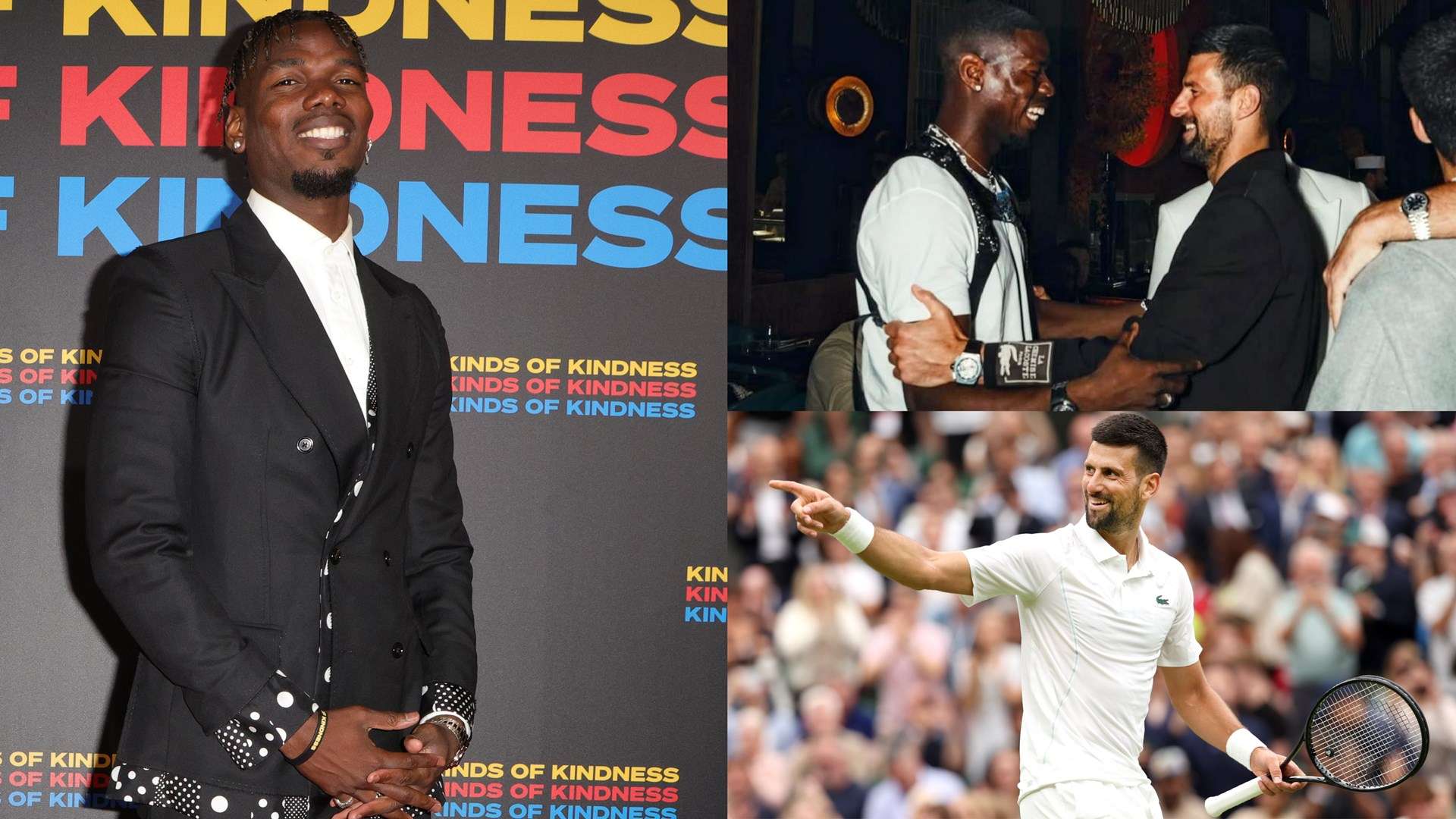 Pogba links up with tennis legend Djokovic in Miami  