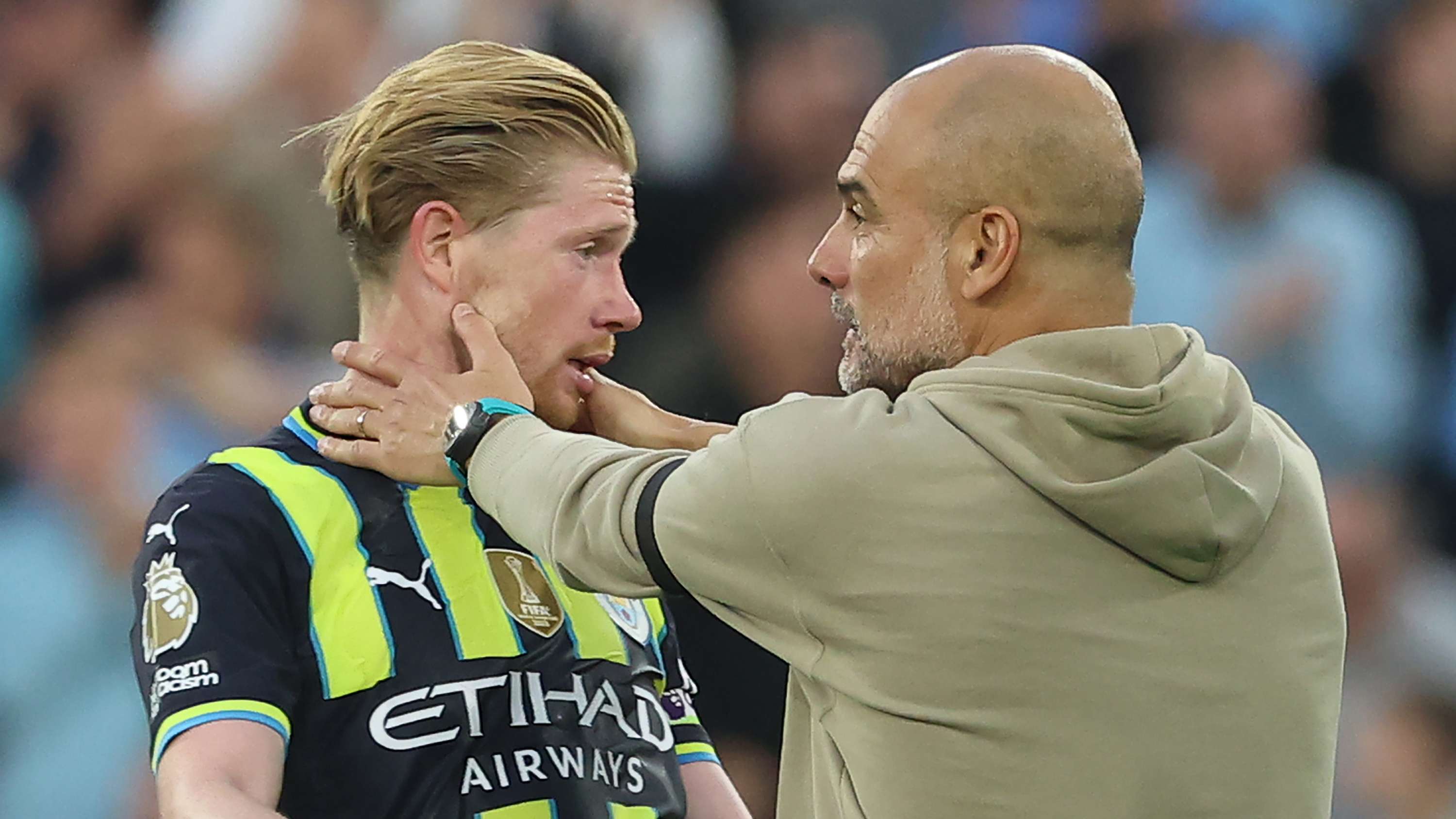 Guardiola reveals where he expects De Bruyne to end up next season  