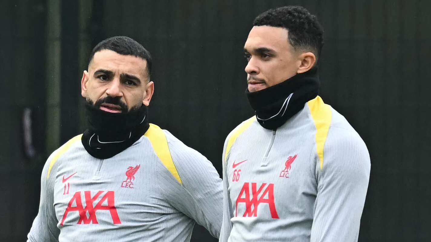 Training ground bust-up?! Salah squares up to Alexander-Arnold  