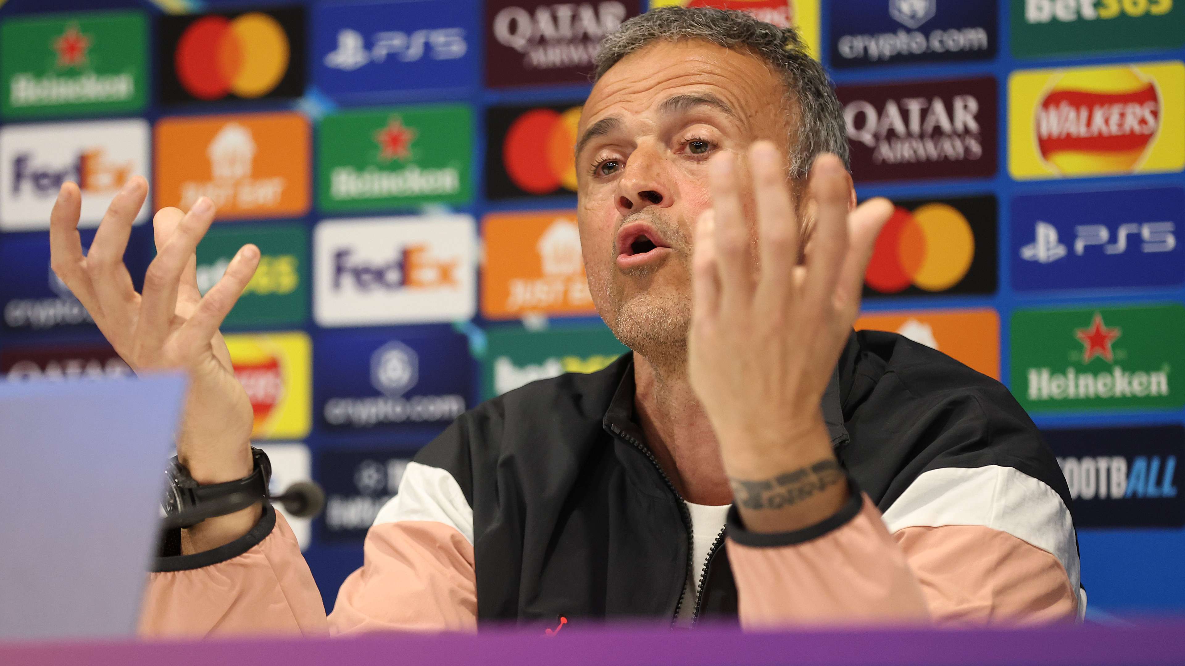 Luis Enrique pleas with PSG fans over homophobic chant fears  